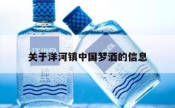 关于洋河镇中国梦酒的信息